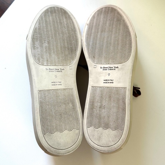 To Boot New York Adam Derrick Leather Sneaker Size 9 - Picture 9 of 12